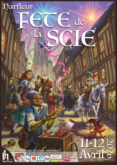 L'affiche Fête de la Scie 2026 par Alexandre Honoré