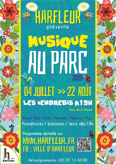 Affiche Musique au parc 2025