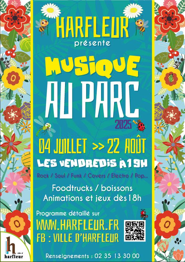 Affiche Musique au parc 2025