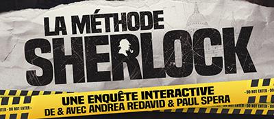 La Méthode Sherlock - Théâtre et mentalisme De et avec Andrea Redavid & Paul Spera ©Christophe Castéjon