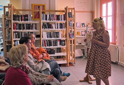 L'animation du festival Pierres en lumières - "La bibliothèque est ouverte !"