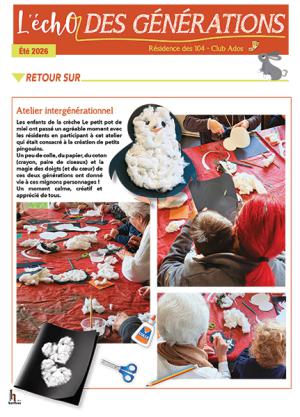 Lire l'écho des générations - Été 2026