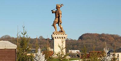 La statue de Jehan de Grouchy