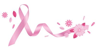 Octobre Rose à la bibliothèque - ruban rose représentant la lutte contre le cancer du sein