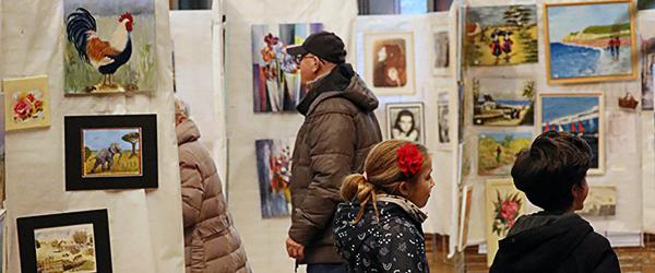 Exposition Broderie & peinture