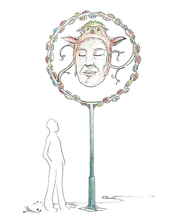 Le projet de la statue