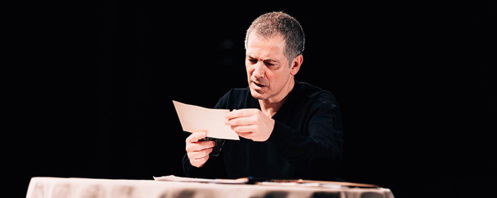 La lettre d'Italie - Théâtre acvec Bruno Putzulu ©Editalie / Radici Production