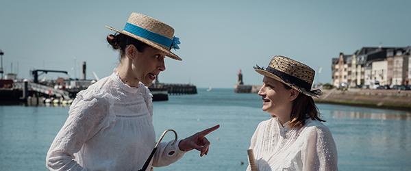Spectacle Vacances en bord de mer - Par Touches d'histoire ©Ville de Fécamp