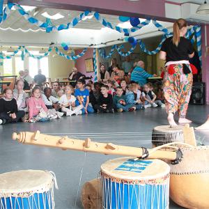 Harfleur fête La Semaine Bleue 2023 - Danse africaine avec l'association Yangalala à la résidence