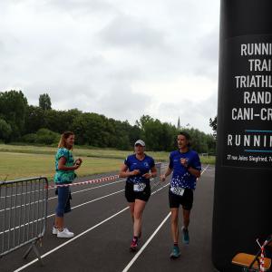 L'Arboretum et La Petite Lézarde 2023 avec le COH - Arrivée au complexe sportif M. Thorez