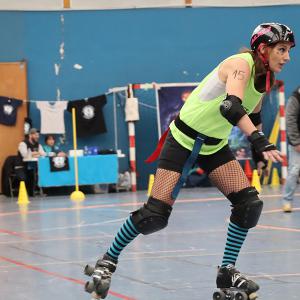 Match de Roller Derby arrangé selon les règles de la BD Zombillénium d'Arthur de Pins - complexe sportif M. Thorez