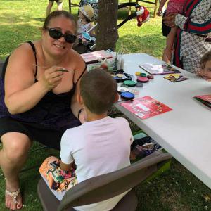 Le parc se met au vert - Journée du 13 juillet - Maquillage