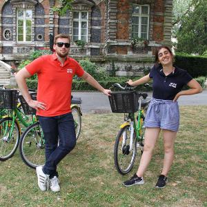 Le parc se met au vert - Les animateurs du mois d'août : Laurena et Thomas