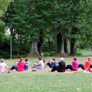 Le parc se met au vert - Le stage de pilate de la deuxième semaine d'août
