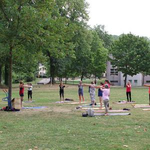 Le parc se met au vert - Le stage de pilate de la deuxième semaine d'août