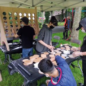 Atelier création jeux en bois avec le Club Ados