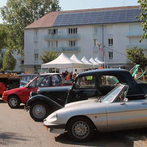 Un été au parc - Festivités du 14 juillet - Exposition Les voitures rétro d'Harfleur Beaulieu - Place Guy de Maupassant