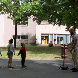 Un été au parc - Initiation basket avec l'ALH