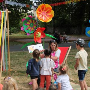 Un été au parc - Le tablier à histoires avec la bibliothèque Elsa Triolet