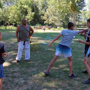 Un été au parc - Initiation karaté avec l'ASHB