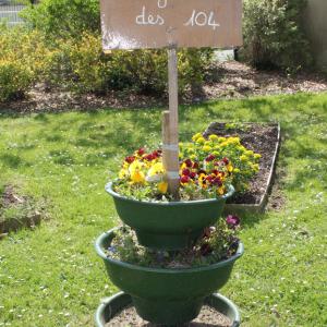 Le jardin de la Résidence Autonomie des 104