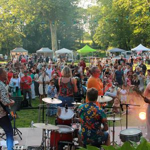 Soirée de lancement d'Un été au parc 2023 avec le groupe Toobab
