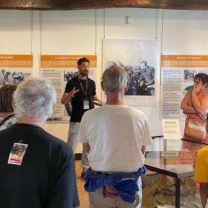 Visite de l'exposition Du Raid de Bruneval au mur de l'Atlantique - été 2023
